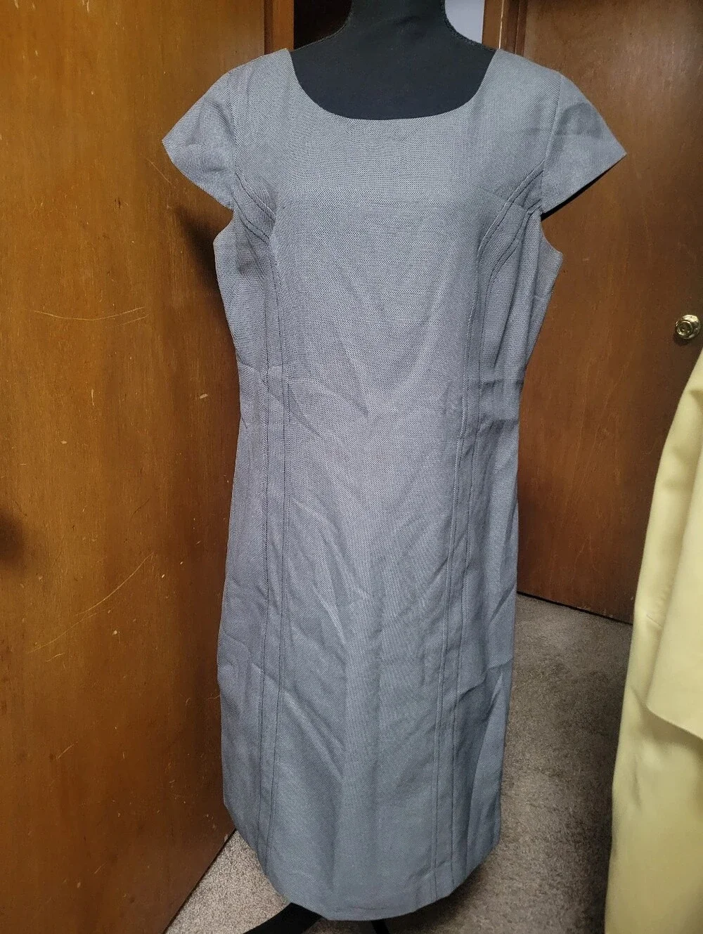Classic Gray Sheath Michael Kors- Dress - Women's Professional Dress